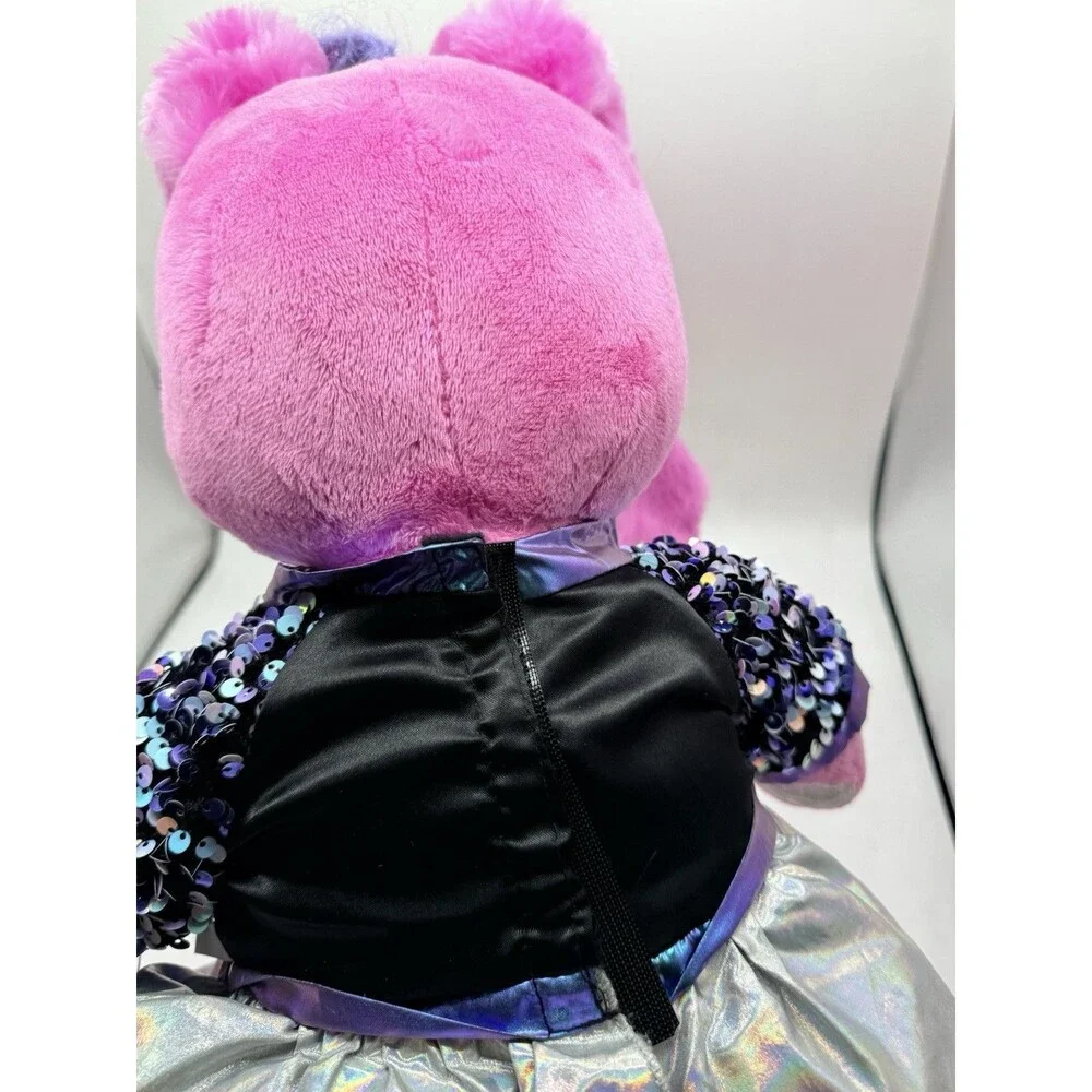 Build A Bear Honey Girls RISA Pink Bunny Rock Star Stuffed Plush 20” & Outfit